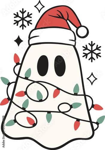 Cute Ghost Christmas 