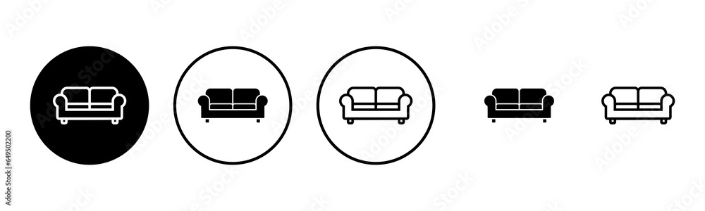 Sofa icon set illustration. sofa sign and symbol. furniture icon Sofa icon set illustration. sofa sign and symbol. furniture icon