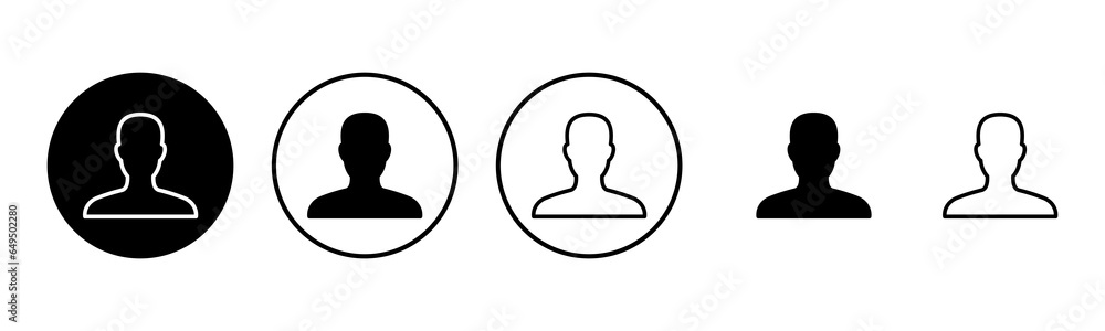 User Icon set illustration. person sign and symbol. people icon. User Icon set illustration. person sign and symbol. people icon.