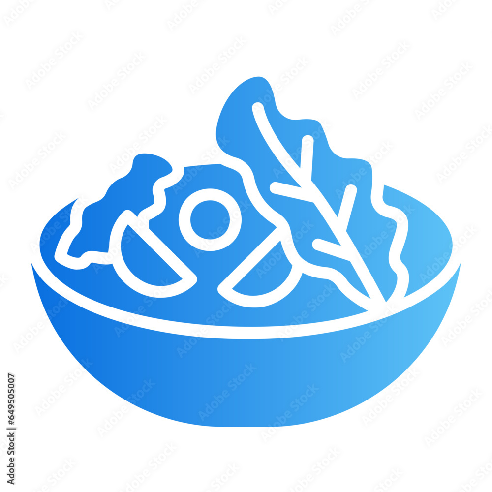 Fototapeta premium salad gradient icon