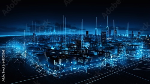 Digital City PPT Background
