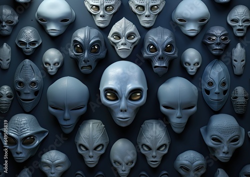 Alien family in the space