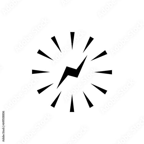 Power Pole Icon. Electricity Tool and Equipment, Energy Distribution Symbol - Vector.