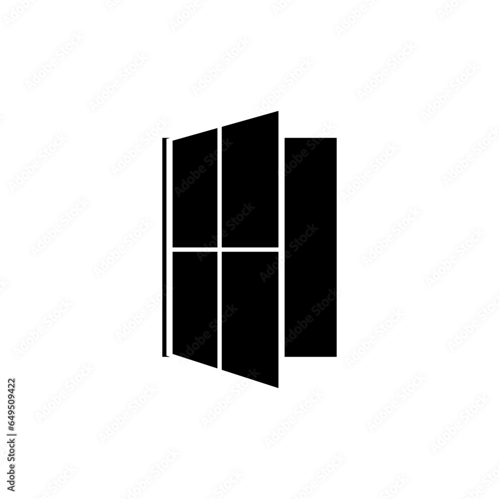 Window Icon. Interior Element Symbol - Vector Logo Template. Window Icon. Interior Element Symbol - Vector Logo Template.