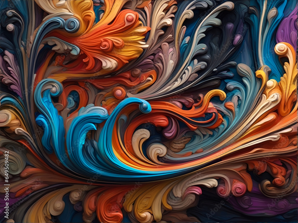 abstract fractal background abstract fractal background