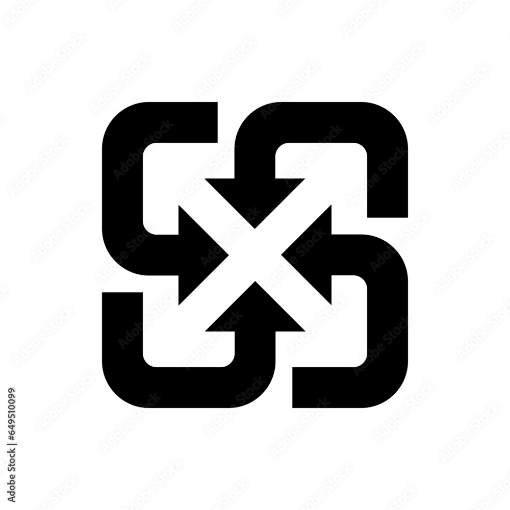 Obraz premium Circle Movement Icon. Rounding, Spinning Symbol - Vector.