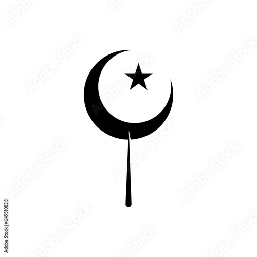 Mosque Icon. Muslim Worship Place. Masjid, Prayer Room Symbol for Info Graphics, Design Elements, Websites, Presentation and Application - Vector.