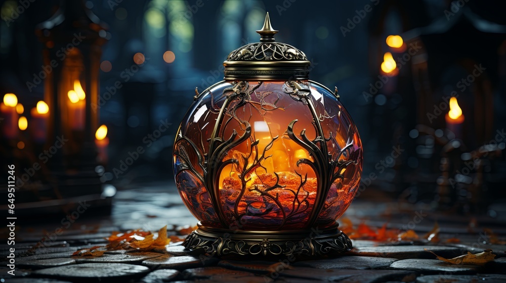 Enameled glass bottle with tree pattern Made with Generative AI. Made with Generative AI. Enameled glass bottle with tree pattern Made with Generative AI. Made with Generative AI.