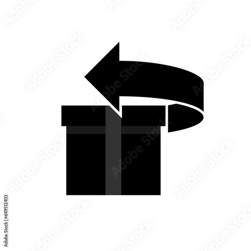Returnable Goods Icon. Commodity Bring Back Symbol.
