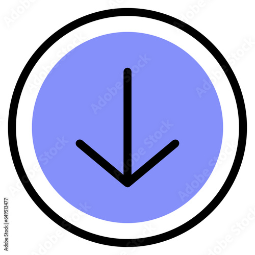 Arrow direction icon symbol vector image. Illustration of direction graphic design image