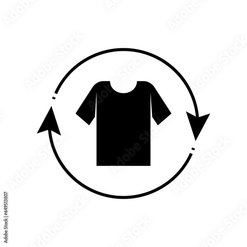 Thrift Shop Icon. Thrifting Clothes Store.