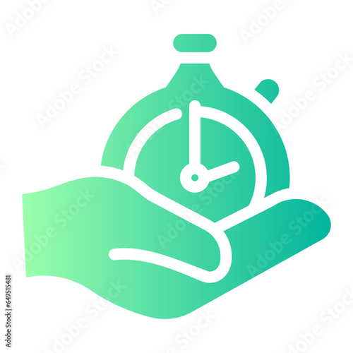 save time Gradient icon