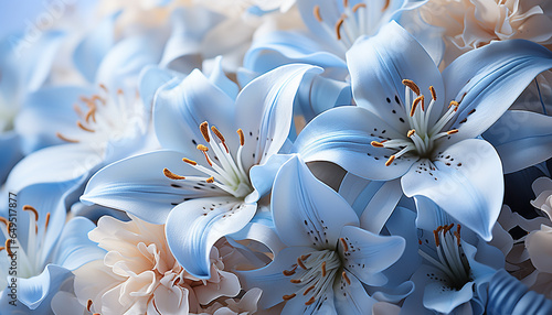 Freshness and beauty in nature a vibrant, multi colored floral bouquet generated by AI