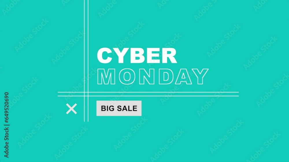 Cyber Monday and Big Sale with lines on green gradient, motion abstract holidays, minimalism and promo style background Cyber Monday and Big Sale with lines on green gradient, motion abstract holidays, minimalism and promo style background
