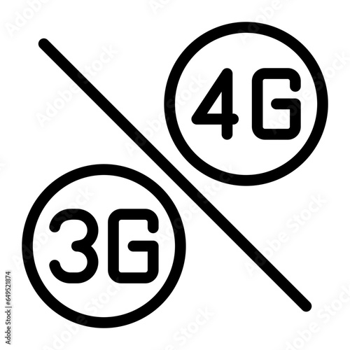3g line icon