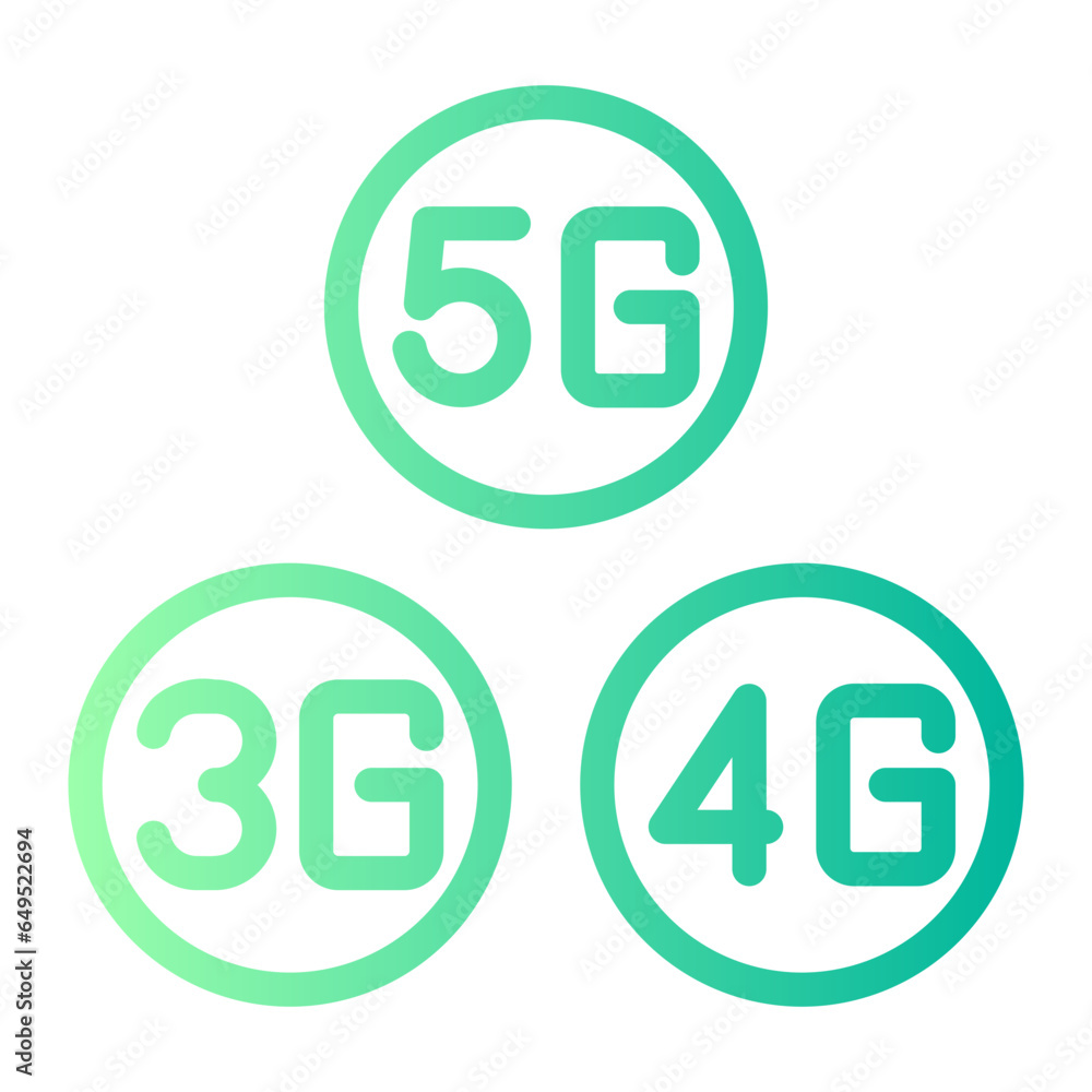 3g gradient icon 3g gradient icon