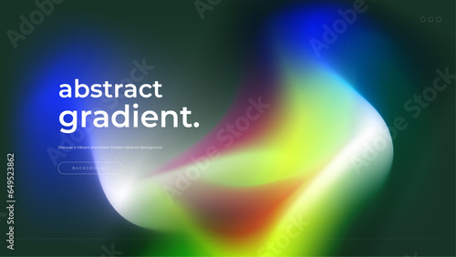 Trendy gradient background colorful abstract