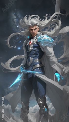 God of wind, windforged, cloak, magic, wind magic, tornado, tempest, cyclone, windborne, sorcerer,  photo