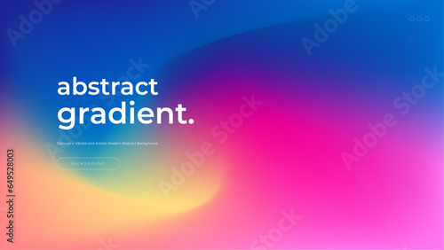 Retro gradient background with grain texture