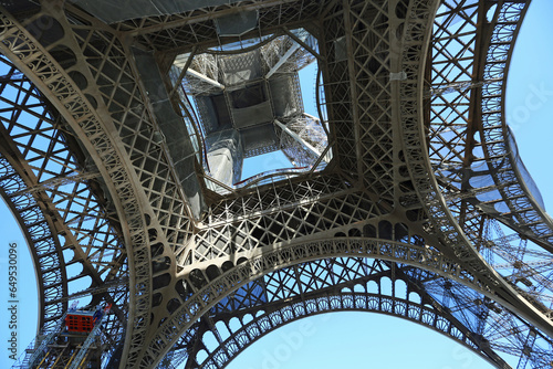 Under Eiffel Tower (Tout Eiffel) - Paris, France © jerzy