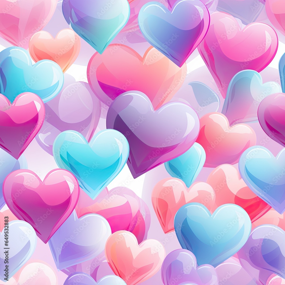 seamless pattern with hearts seamless pattern with hearts