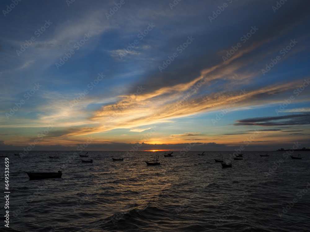 Obraz premium The boats on the sea