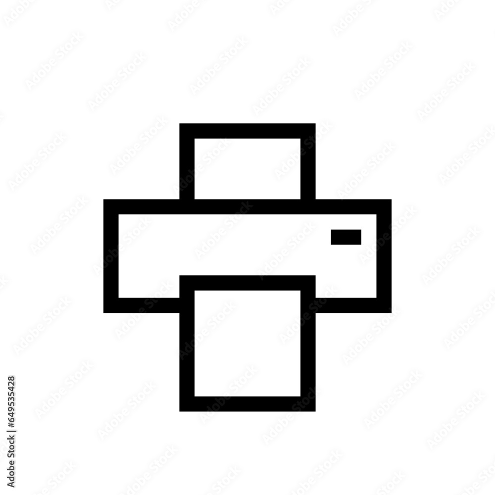 Fax project management icon with black outline. fax, business, phone, sign, web, internet, set. Vector illustration Fax project management icon with black outline. fax, business, phone, sign, web, internet, set. Vector illustration