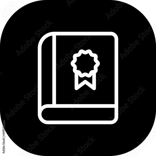 Project charter project management icon with black filled line outline. project, charter, management, concept, governance, word, schedule. Vector illustration