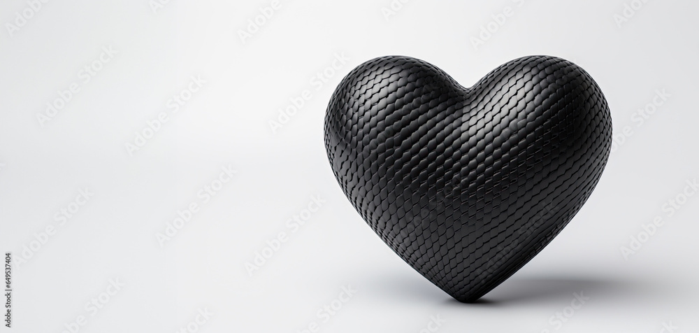 heart on isolated background, love and romance concept, Carbon Fiber heart on isolated background, love and romance concept, Carbon Fiber