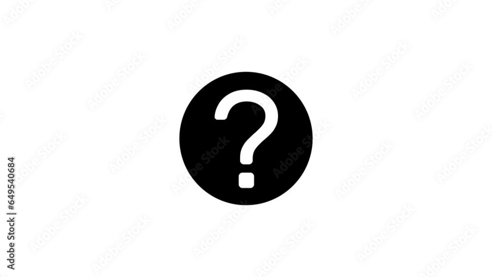 Question mark icon animation, Question marks and confusion sign. k1_1227 Question mark icon animation, Question marks and confusion sign. k1_1227