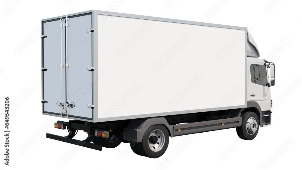 isolated truck for delivery transportation isolated truck for delivery transportation