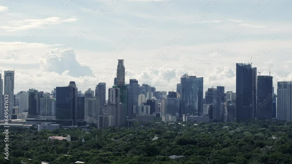 Bonifacio Global city (BGC) and Makati city 4k Aerial Bonifacio Global city (BGC) and Makati city 4k Aerial