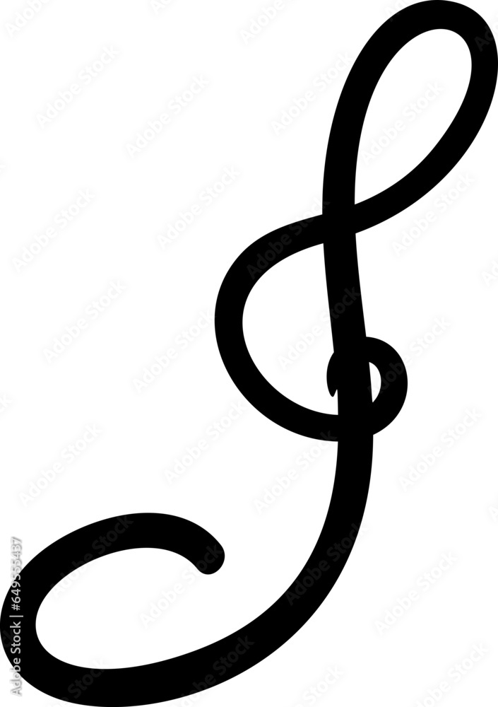 Obraz premium Hand drawn melody element