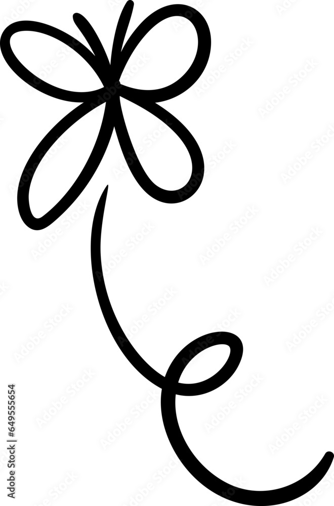Cute hand drawn butterfly element Cute hand drawn butterfly element