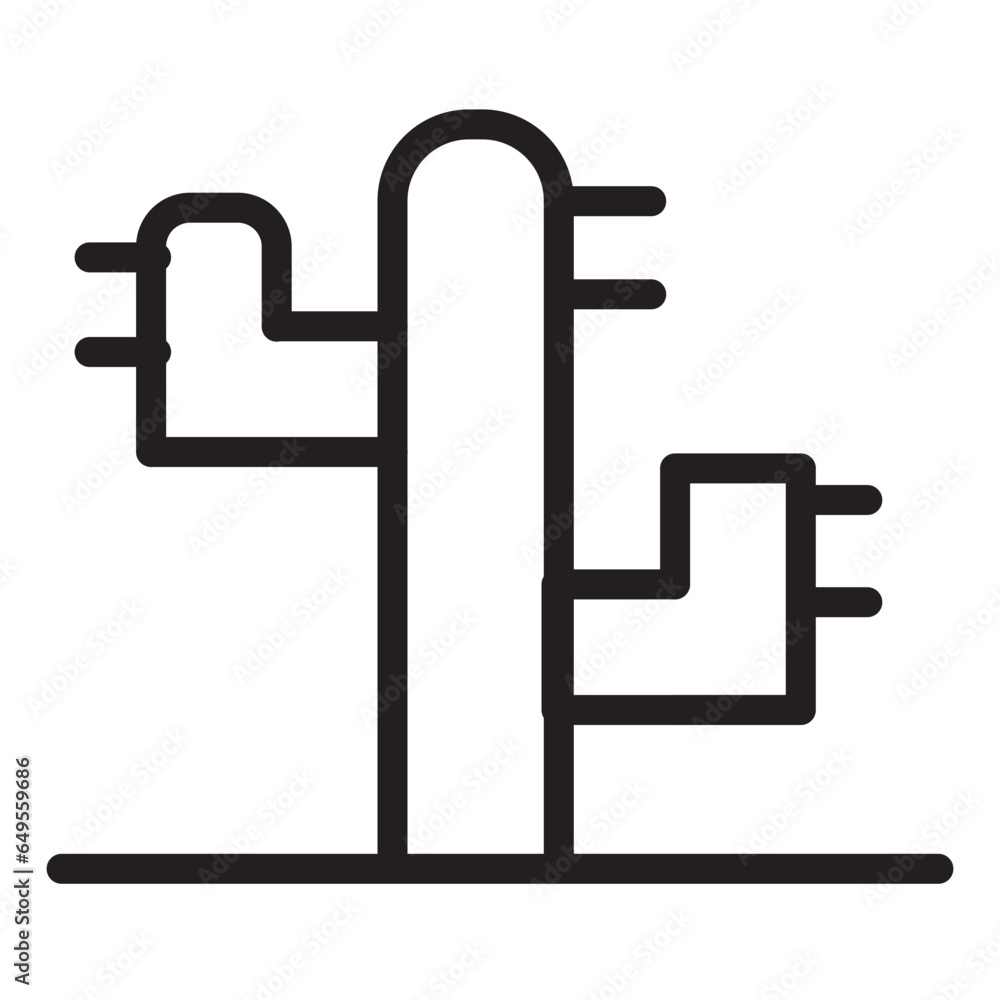 illustration of a pipe with valve illustration of a pipe with valve