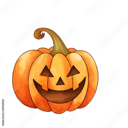 handdrawn pumpkin halloween