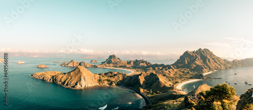 Panoramic View of Padar Island photo