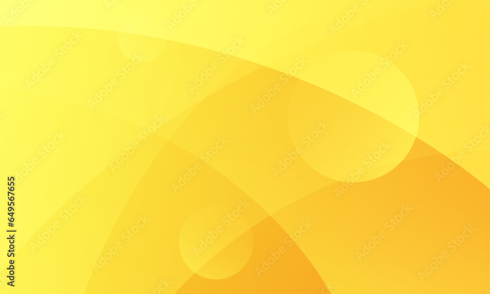 Abstract yellow background with waves. Vector illustration