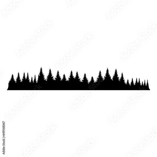 tree line silhouette