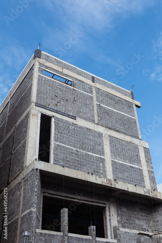 Building site of house under construction photo