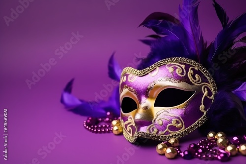 Happy Mardi Gras.Mardi Gras Carnival Mask. Mardi Gras Carnival Concept. Mardi Gras Carnival Background. Mardi Gras Carnival Theme. Generative Ai