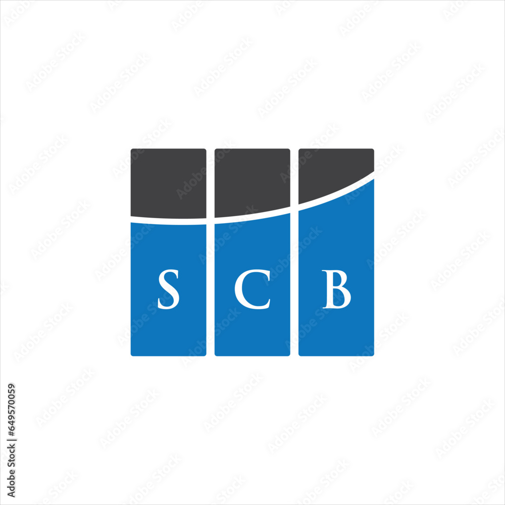 SCB letter logo design on white background. SCB creative initials letter logo concept. SCB letter design. SCB letter logo design on white background. SCB creative initials letter logo concept. SCB letter design.