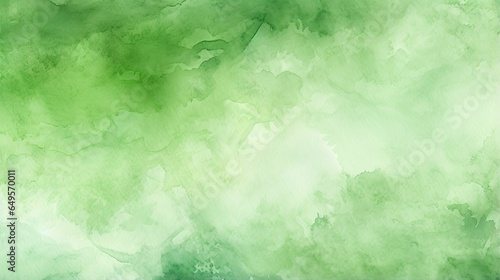 Green Watercolor Background: Abstract Textured Design for Your Material Painting Needs photo