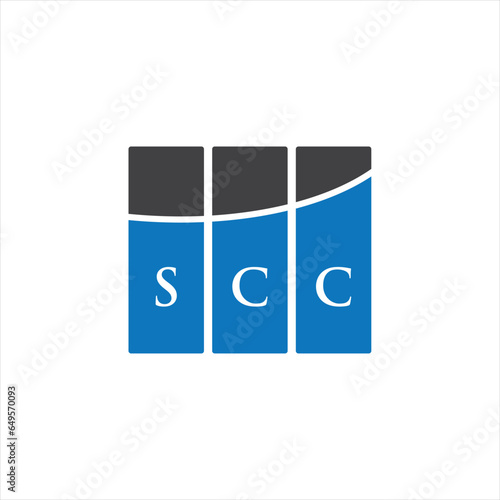 SCC letter logo design on white background. SCC creative initials letter logo concept. SCC letter design. photo