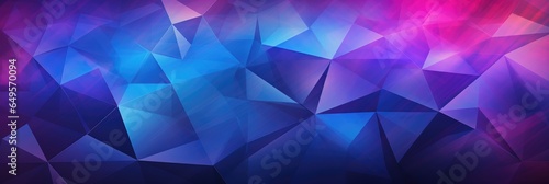 Geometric abstract pink and blue background