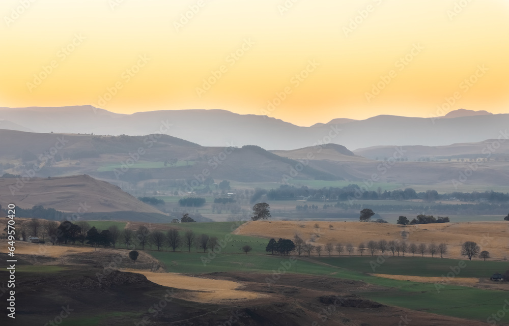 Fototapeta premium Pasture patchwork