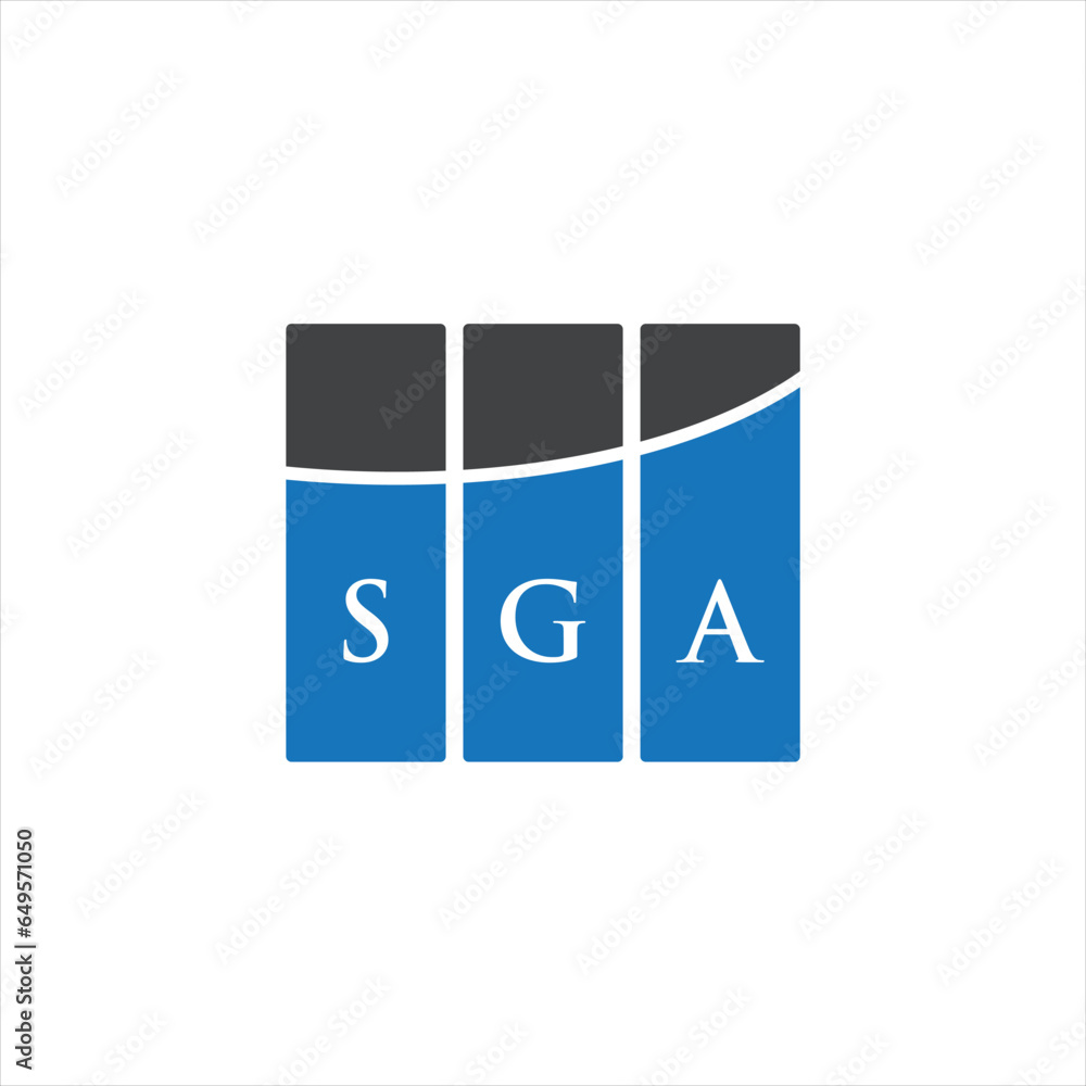 SGA letter logo design on white background. SGA creative initials letter logo concept. SGA letter design. SGA letter logo design on white background. SGA creative initials letter logo concept. SGA letter design.