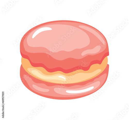 dessert macaroon cream