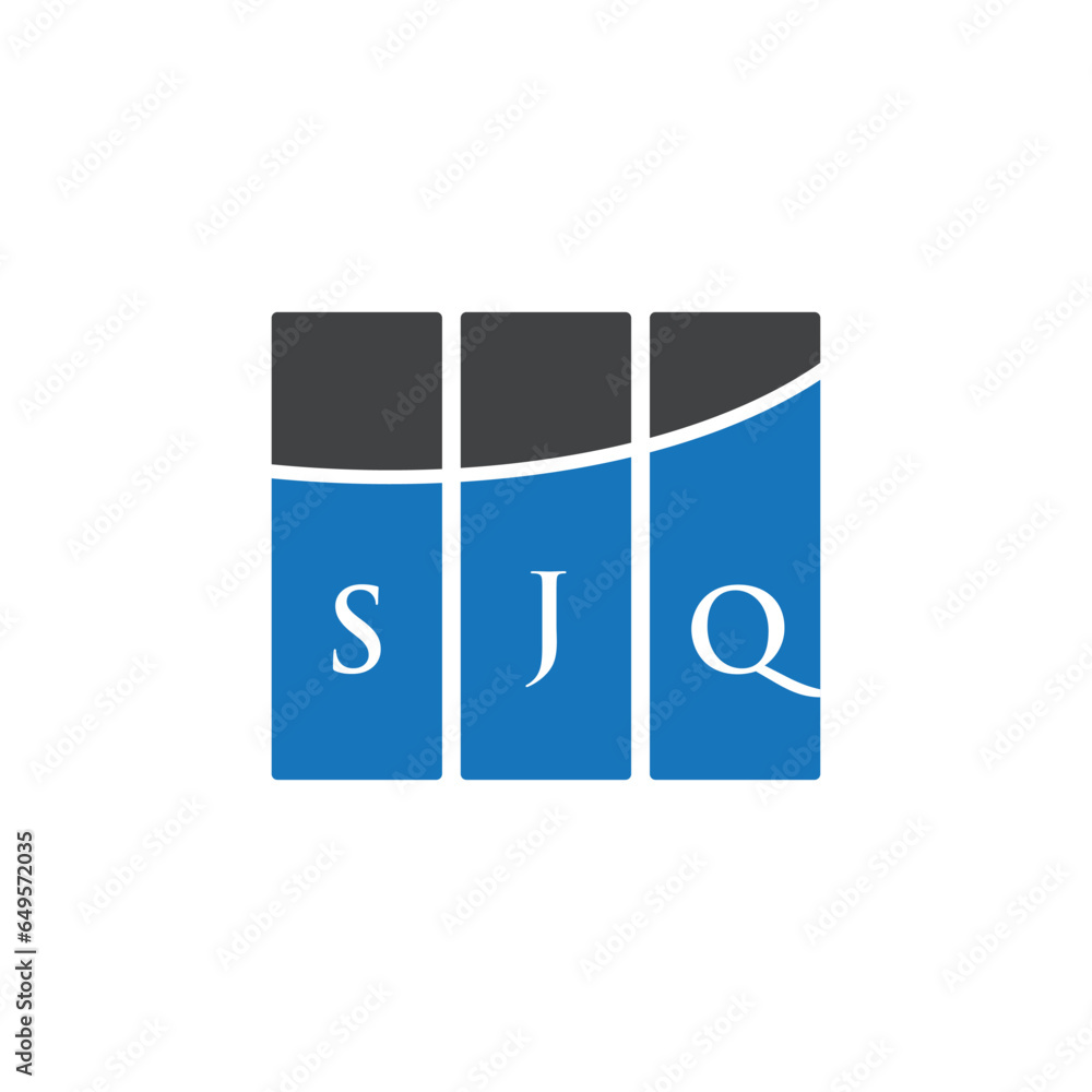SJQ letter logo design on white background. SJQ creative initials letter logo concept. SJQ letter design. SJQ letter logo design on white background. SJQ creative initials letter logo concept. SJQ letter design.