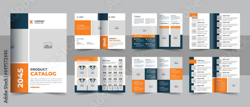 Product Catalog or Catalogue Design template, Company product catalogue design template, Minimalist product brochure template layout